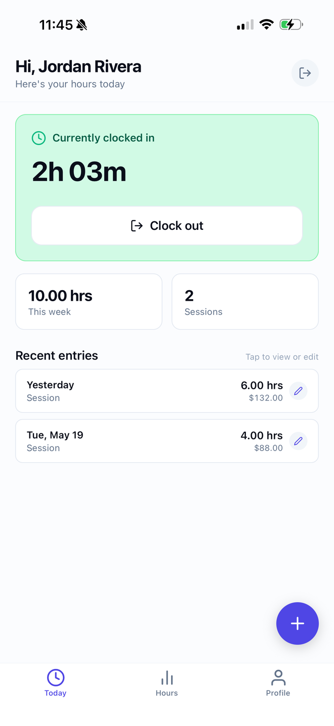 HourTracker — Simple Hourly Time Tracking for Small Teams